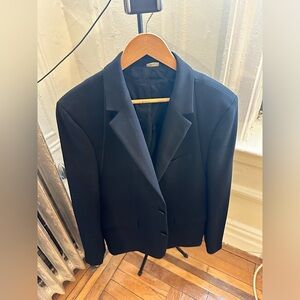 Black Fendi Blazer in Size 52. Pristine condition.
